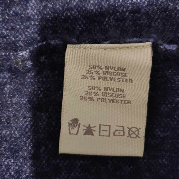 Charlie Paige Navy Blue Open Sweater, Very Soft & Heavy, Size Medium - Picture 15 of 15